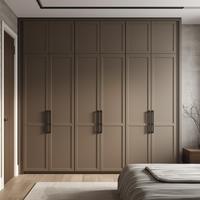 Foshan Fabricant de meubles de chambre à coucher personnalisés Armoire à vêtements Dressing Dressing moderne Armoire en bois MDF en forme de U