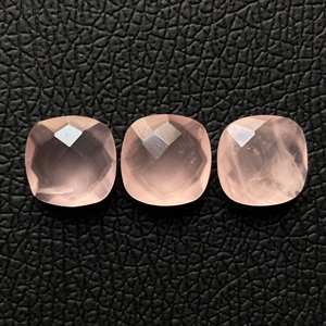 หินอัญมณีควอตซ์เจียระไนแบบเหลี่ยมเพชรพลอยหินธรรมชาติแบบหลวมเบาะรองนั่ง - Product Image 3