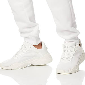 Pantalon en molleton 18 couleurs avec logo personnalisé sortie d'usine pantalon surdimensionné à taille élastique pour homme pantalon de jogging épais à jambes larges pour homme vente en gros - Product Image 4