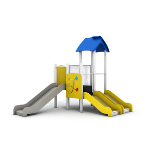 Ensemble de diapositives de panneau PE commerciales de qualité supérieure durables et personnalisables pour l'équipement de terrain de jeu extérieur de jeu imaginatif - Product Image 5