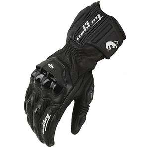 Guantes de cuero de dedo completo Three Lines Plus Deportes al aire libre Ciclismo Pantalla táctil Compatible Warm Casual - Product Image 4