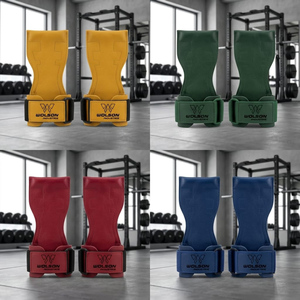 Poignées de fitness professionnelles Wilson Industry, antidérapantes, respirantes, en néoprène, pour haltères, mancheles et exercices avec câble. - Product Image 5