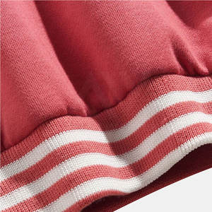 Matériel durable surdimensionné confortable de veste de Letterman d'université des hommes avec le style de rue élevée de col montant - Product Image 6