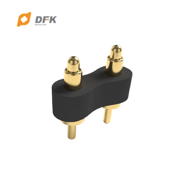 5.87 mm Brass Industrial Power Charger 2 Pins Pitch 4.5 mm Pogo Pin