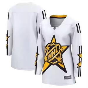 Último diseño sublimación uniforme de hockey sobre hielo unisex de talla grande personalizable con nombre de equipo OEM disponible para la venta - Product Image 3
