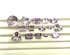 Lote de Piedras Preciosas Sueltas de Amatista Rosa Natural, Corte Mixto, 3*5-12 MM, para Joyería - Product Image 3