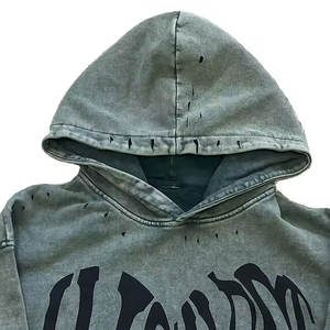 เสื้อฮู้ดดี้ผู้ชาย ออกแบบลาย DTF ตามสั่ง เสื้อแขนยาวผ้าฟลีซ ใส่ได้ทั้งฤดูหนาว ออกกำลังกาย ลำลอง แฟชั่น สตรีท สไตล์ฮิปฮอป ผ้าฝ้าย 100% คุณภาพสูง - Product Image 2