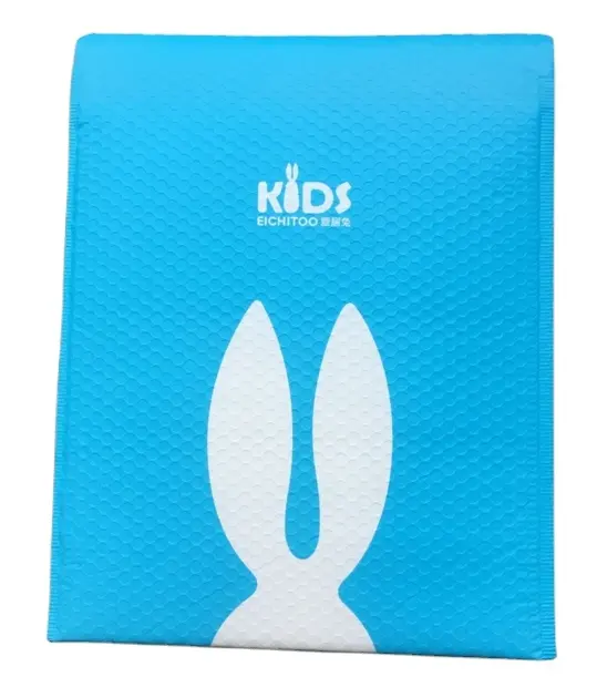 Yeni 2023 en kaliteli özel logo poli baloncuklu zarf baskılı kurye çantaları nakliye postaları wrap kabarcık astar Kraft kağıt