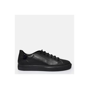 Scarpe sportive donna taglia grande 41-42-43-44-44-45-pelle nera - Product Image 4