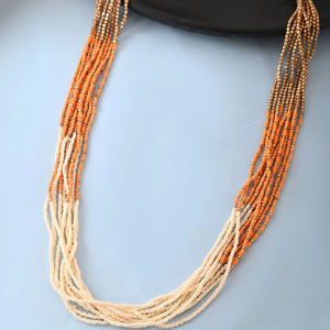 Collier artisanal de qualité supérieure avec perles multi-longues, collier en perles en V, bijoux ethniques pour mariage, cadeau pour femmes et hommes par HF CRAFTS - Product Image 3