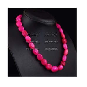 Vente chaude Personnalisé réglable coloré perles de résine transparente collier ras du cou Colliers en résine de SCI - Product Image 1
