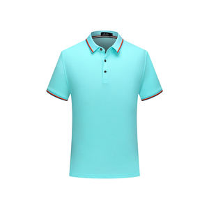 Logotipo personalizado bordado sólido transpirable cuello redondo para camisas para hombres marca deportiva privada camisetas de golf - Product Image 4