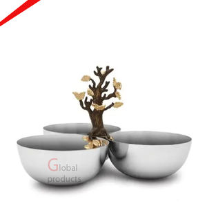 ถ้วยน๊อตโลหะเครื่องปรุงรสเงินโบราณทำจากอลูมิเนียมที่สวยที่สุด - Product Image 5