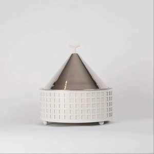 Chauffe-plat rond avec support en métal inclus pour buffet d'hôtel, cuisine du Moyen-Orient, chauffe-plats, chauffe-plats - Product Image 4