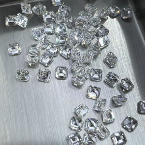 Diamantes sueltos Asscher, color DEF, cinco quilates, cultivados en laboratorio, certificados por IGI, brillantes y espléndidos, para la fabricación de joyas. - Product Image 1