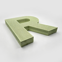 Lettres en relief 3D LED personnalisées, enseigne publicitaire extérieure, logo d'entreprise rétroéclairé imperméable pour les devantures de magasins et
