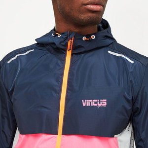 Chaqueta Cortavientos con Capucha para Hombre, Precio Económico, Transpirable, Venta al Por Mayor, Color Personalizado - Product Image 6