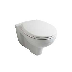 WC suspendu en céramique CORSICA avec vidange murale, toilettes de qualité supérieure - Product Image 1