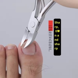 Cortaúñas Profesional de Alta Calidad, Cortaúñas Curvo de Acero Inoxidable con Pinza de Manicura para Uñas Gruesas, Uso en Dedos - Product Image 4