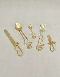 Laiton salle à manger utiliser couverts conception inoxydable hôtel vaisselle cuillère haute qualité couverts couverts meilleur polonais prix abordable - Product Image 5