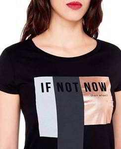 T-shirt graphique OEM pour femme, coupe ajustée, 100 % coton, grandes tailles, fabrication de vêtements, marque privée - Product Image 5