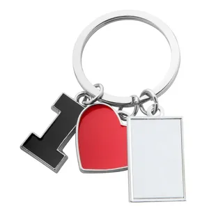 Porte-clés personnalisés « I Love Metal », gadgets promotionnels, mousquetons et porte-clés - Product Image 5