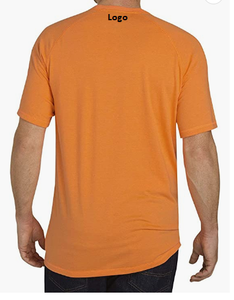 Camisetas de manga corta para hombre, ropa de refrigeración de rendimiento, 100% poliéster, con protección ultravioleta lavado a máquina, importado - Product Image 5