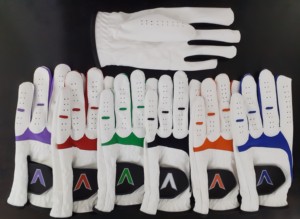 Gants de golf pour hommes en cuir Cabretta coloré de qualité supérieure - Product Image 6