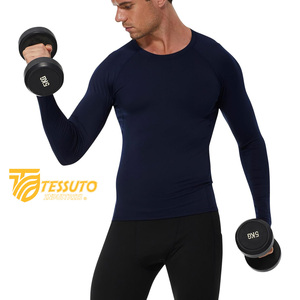 Vêtements de jogging hommes Gym Sports été à manches courtes Compression T-Shirt vêtements de course Yoga Fitness serré haut actif pour hommes - Product Image 5