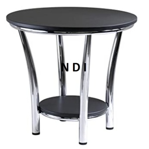 Table centrale au design glorieux de forme personnalisée, finition plaquée or avec dessus en marbre, décoration de meubles de table basse de style moderne - Product Image 2