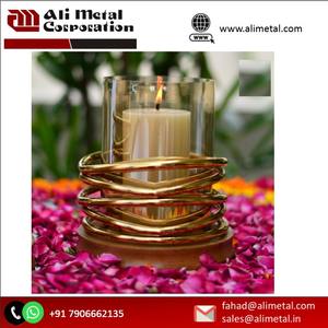 Anillo Metálico para Velas Votivas, Decoración Navideña para Interiores/Exteriores, Totalmente Personalizable, Aroma Intenso, Estilo Tradicional, Hecho a Mano - Product Image 4