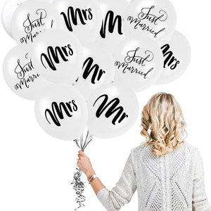 Globos de Boda Recién Casados - Color Blanco - Product Image 1