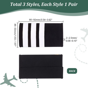 ป้ายปักลายสีน้ำเงินเข้มแบบคลาสสิกพร้อมป้ายติดโลโก้ออกแบบได้ตามต้องการสำหรับใช้เป็นชุดและบริการ - Product Image 6