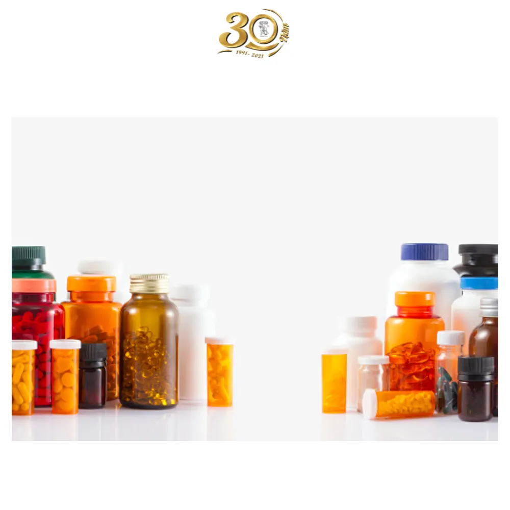 Özelleştirilmiş Tablet konteyner şişeleri PET ilaç plastik ilaç hapı vidalı kapak ilaç Vitamin şişeleri konteynerler