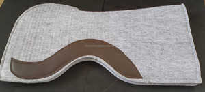 Holesale-almohadilla de sillín de fieltro ligero questrian, almohadilla hidratante absorbente de material sintético, herramienta o de cuero liso - Product Image 4