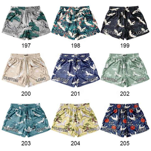 Pantalones cortos de gimnasio para hombre con sublimación personalizada de alta calidad, poliéster sólido, bolsillo con cremallera, técnica bordada, diseño de malla de pana - Product Image 4