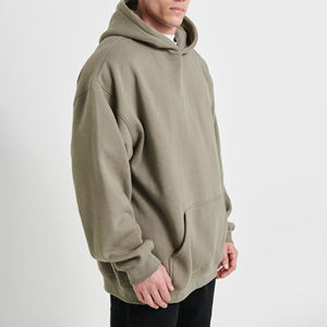 Sudaderas con capucha de gran tamaño para hombre de alta calidad de manga completa, sudaderas con capucha de gran tamaño transpirables antiarrugas con tarifa asequible - Product Image 3