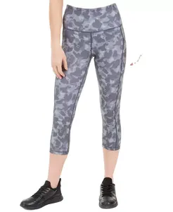 Leggings de yoga à compression taille haute en spandex/nylon doux, uni, longueur intégrale, sans couture, effet push-up, vêtements de sport pour femmes - Product Image 6