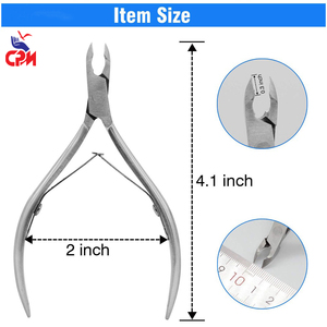 Professional <b>Cuticle</b> Nail Nipper Stainless Steel Precision Edge Manicure And Pedicure Grooming <b>Tool</b> - Product Image 4
