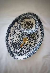 <b>Large</b> Handmade Black Marble Resin <b>Bowl</b> Unique Designs Best Price for <b>Salad</b> - Product Image 4
