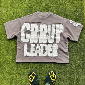 2024เสื้อยืด100% วินเทจธรรมดาใส่ได้ทั้งชายและหญิงผ้าฝ้ายโอเวอร์ไซส์ผ้าแอซิดทรงหลวมใส่ได้ทั้งชายและหญิง - Product Image 3