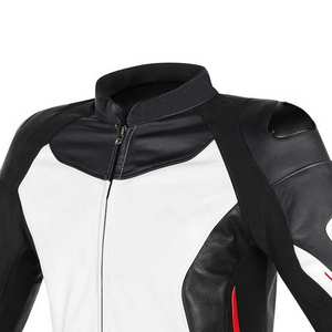 Chaquetas de cuero genuino para hombre de alta calidad Chaquetas de motocicleta de nuevo estilo Logotipo personalizado Chaqueta de carreras de cuero para motocicleta - Product Image 4
