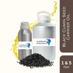 AARNAV GLOBAL EXPORTS Huile de support de qualité supérieure à base de graines de nigelle (cumin noir) pressée à froid - Product Image 3