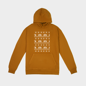 Premium hommes hiver pull Logo personnalisé élégant O cou sweat à capuche décontracté chaud thermique vacances vêtements pour hommes - Product Image 2