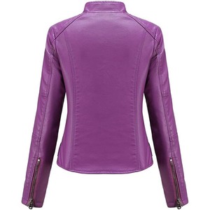 Vestes en cuir décontractées à manches longues en tricot respirant pour femmes, service OEM personnalisé de qualité supérieure, couleur et taille personnalisées pour adultes, taille plus - Product Image 2
