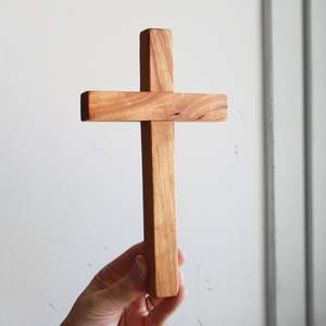 Croix d'église en bois massif |   Finition artisanale raffinée |   Vente en gros directe d'usine - Product Image 1