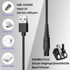 Kit de toilettage professionnel rechargeable par USB, tondeuse à cheveux réglable pour barbiers, lames en acier inoxydable pour usage domestique - Product Image 3