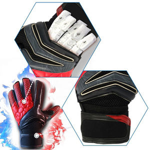 Gants de gardien de but sur mesure avec sangles réglables Confort personnalisé en cuir de première qualité - Product Image 4