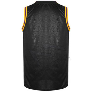 Conjunto de uniforme de baloncesto para hombre de diseño original, camiseta de práctica de uniforme de baloncesto por sublimación transpirable BSCI, poliéster, ropa deportiva - Product Image 3