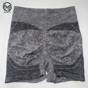 Shorts Deportivos de Cintura Media con Efecto Push-Up, de Lona con Logotipo Personalizado Bordado, Secado Rápido, Transpirables e Impermeables para Mujer - Product Image 4